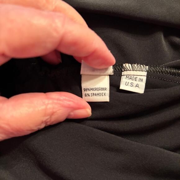 Planet by Lauren G Luxury Tank Black Women's Size S NWT Made in USA - Picture 8 of 12